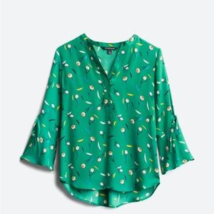 Trina tie sleeve blouse